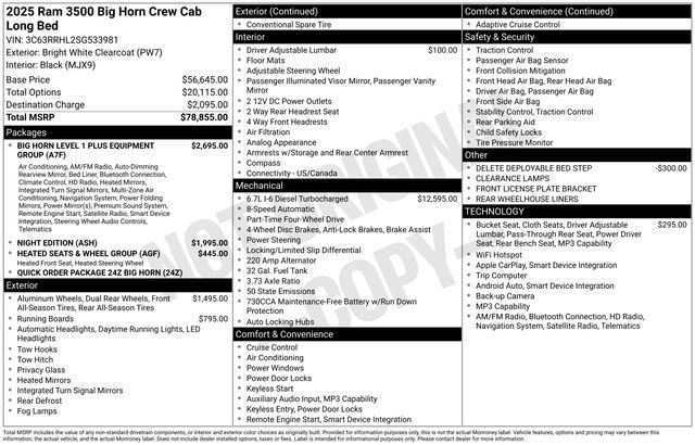 Used 2025 RAM 3500 Big Horn image 57