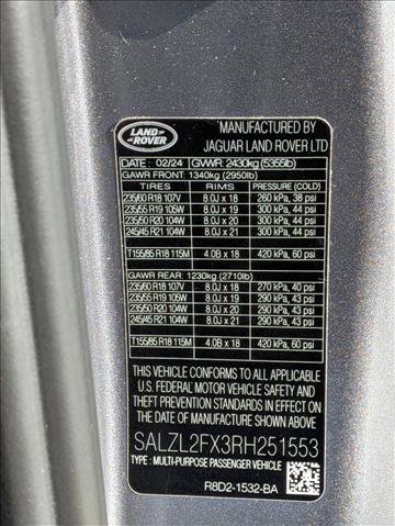 Used 2024 Land Rover Range Rover Evoque Dynamic SE image 13