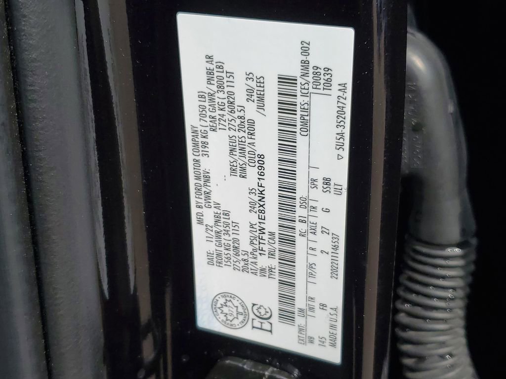 Used 2022 Ford F150 XLT w/ Equipment Group 302A High image 37