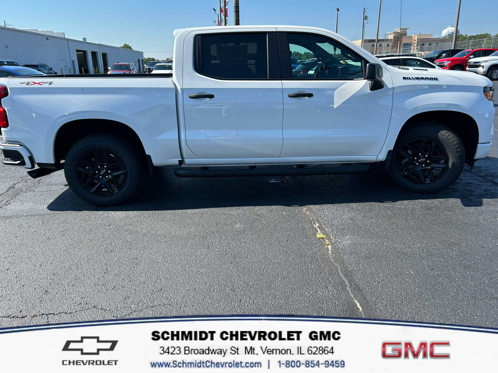 New 2026 Chevrolet Silverado 1500 Custom w/ Turbomax Blackout Package AWD/4WD image 6
