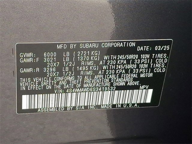 Used 2025 Subaru Ascent Bronze Edition w/ Popular Package #2 image 27