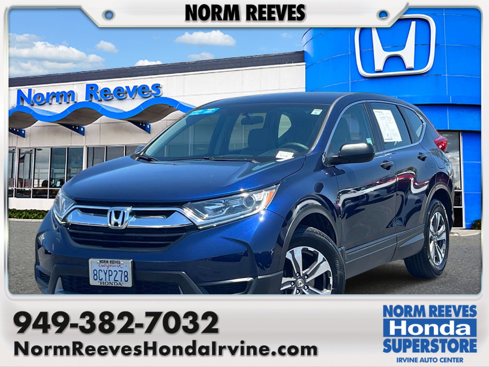 Certified 2018 Honda CR-V LX