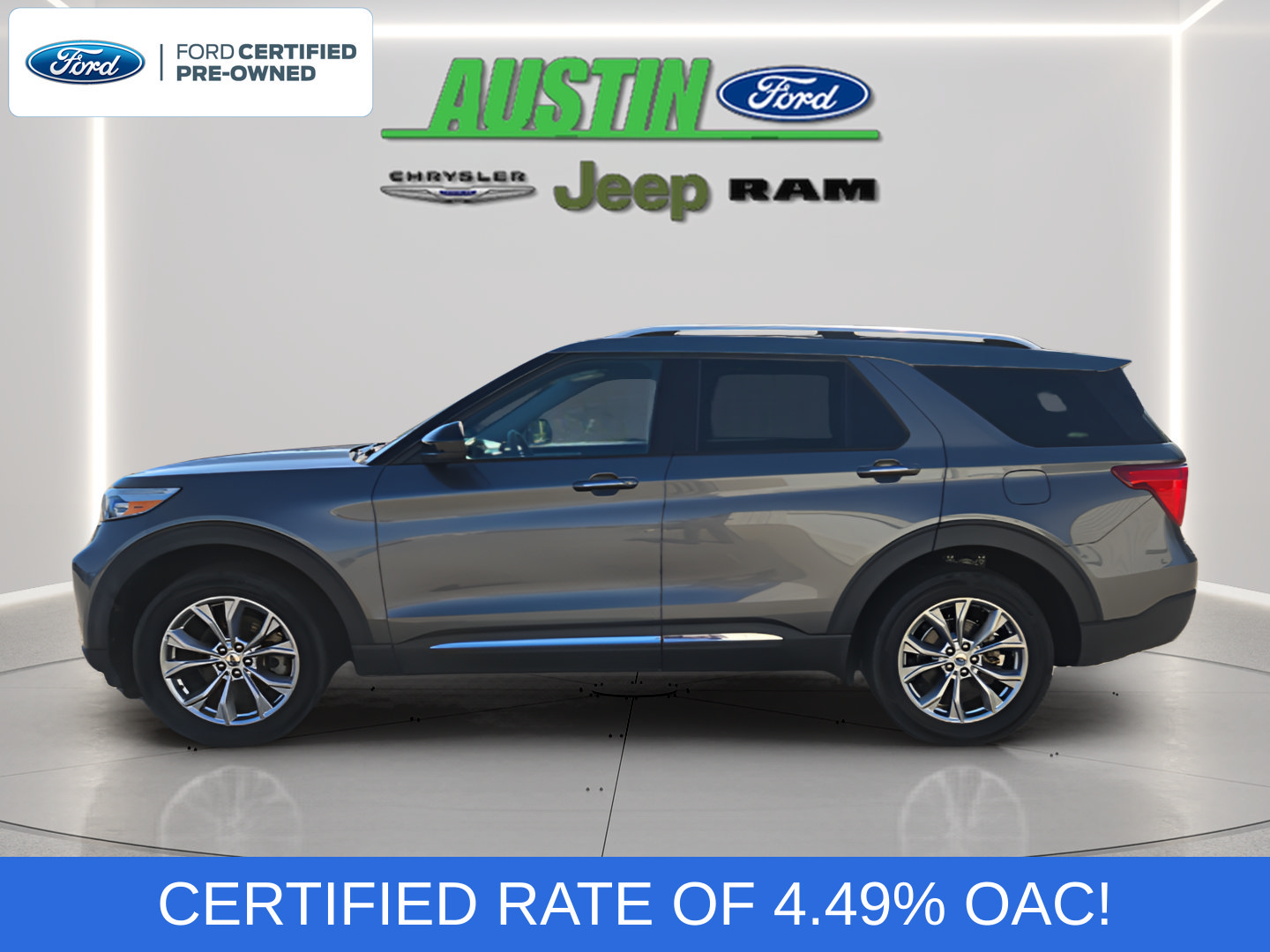 Certified 2023 Ford Explorer Limited AWD/4WD image 2