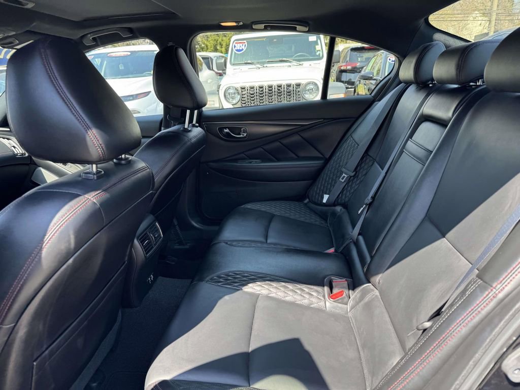 Used 2023 INFINITI Q50 Red Sport 400 w/ Black Opal Edition image 10