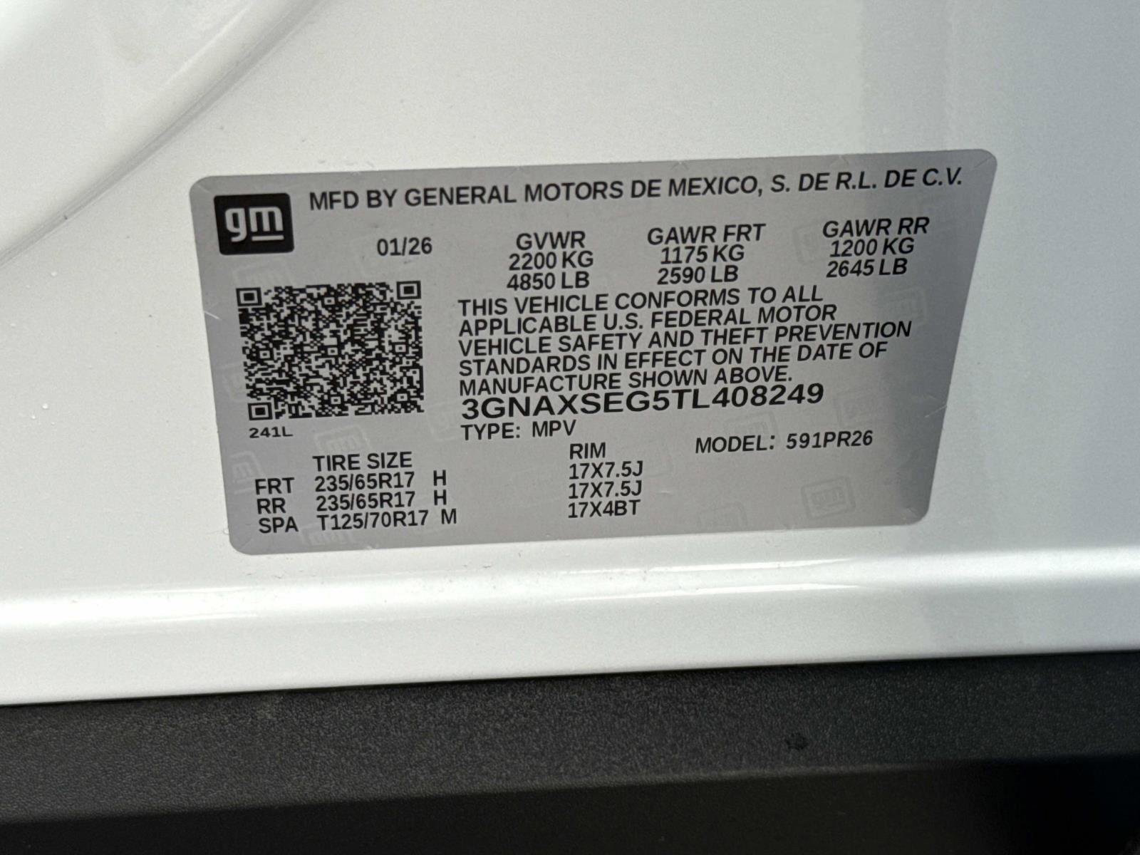 New 2026 Chevrolet Equinox ACTIV w/ Convenience Package III image 18