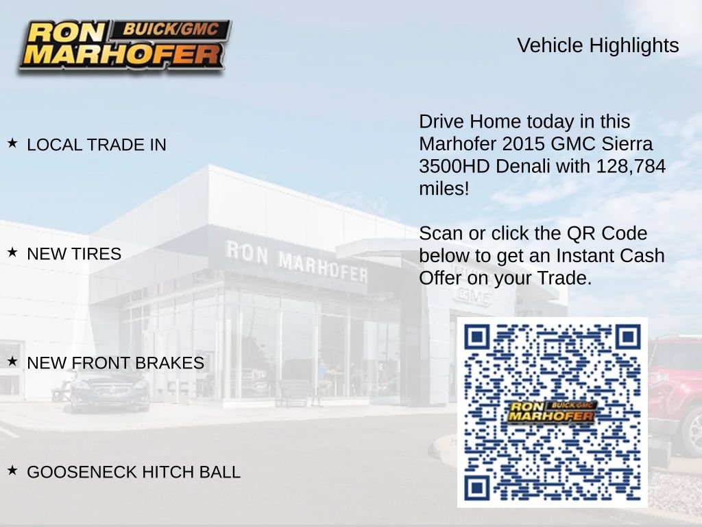 Used 2015 GMC Sierra 3500 Denali AWD/4WD image 13