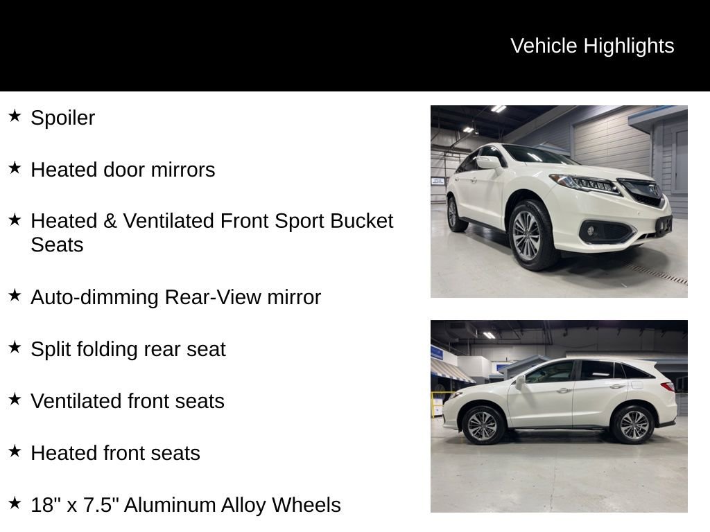 Used 2016 Acura RDX AWD w/ Advance Package image 4