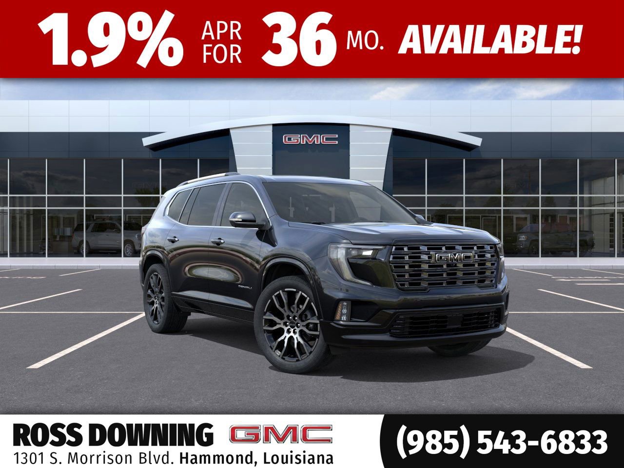 New 2026 GMC Acadia Denali Ultimate w/ LPO, Floor Liner Package image 1