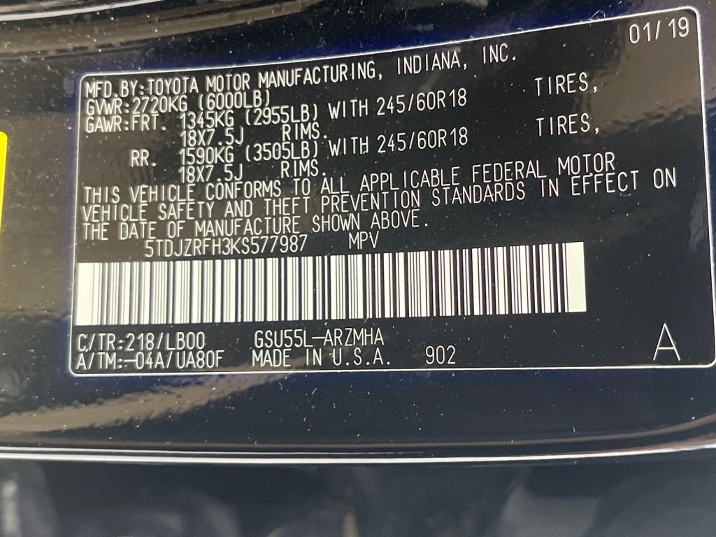 Used 2019 Toyota Highlander AWD V6 image 35