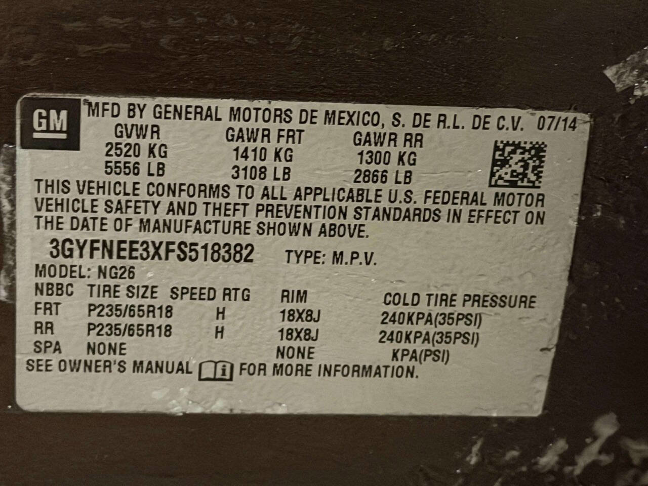 Used 2015 Cadillac SRX Luxury w/ Driver Awareness Package image 20