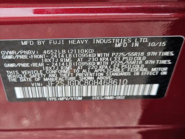 Used 2016 Subaru Forester 2.0XT Premium w/ Popular Package #2 AWD/4WD image 19