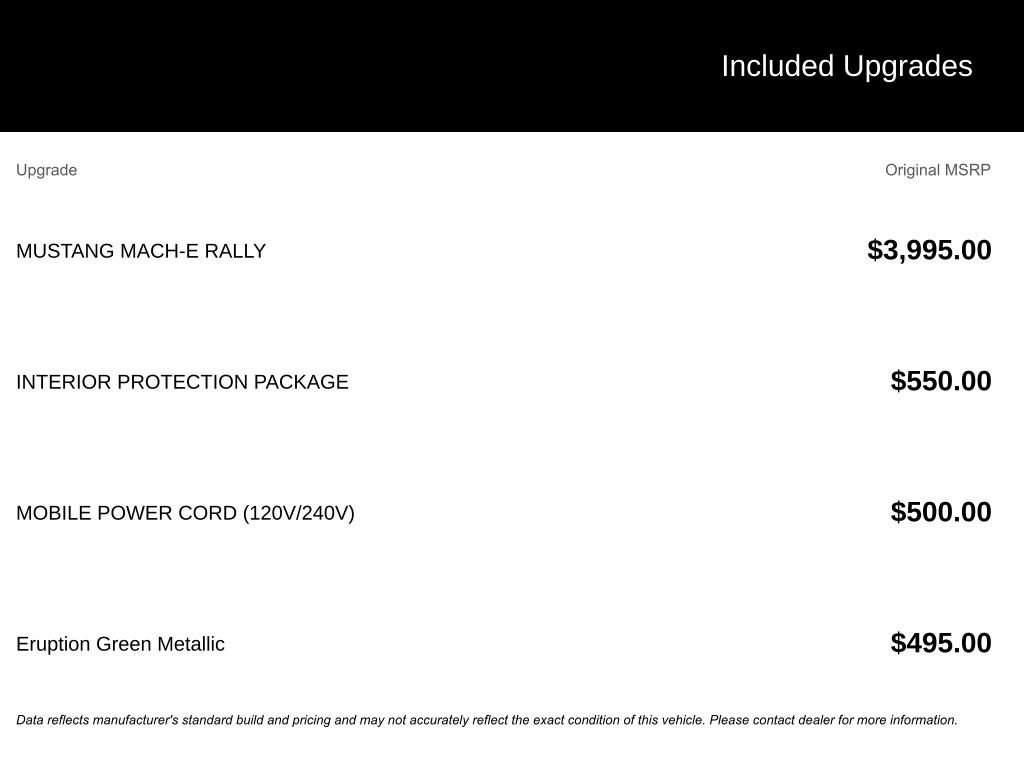 New 2025 Ford Mustang Mach-E GT w/ Interior Protection Package image 3