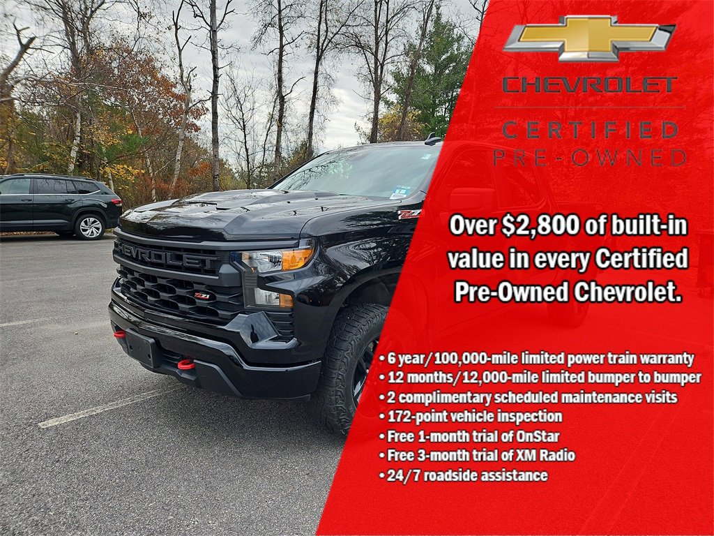 Certified 2024 Chevrolet Silverado 1500 Custom Trail Boss