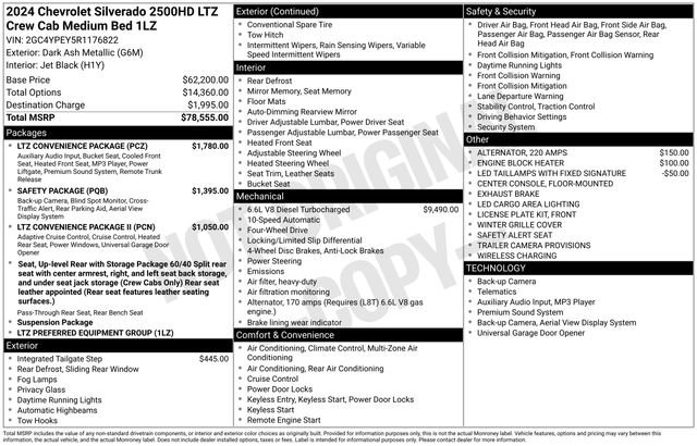 Used 2024 Chevrolet Silverado 2500 LTZ w/ LTZ Convenience Package image 34