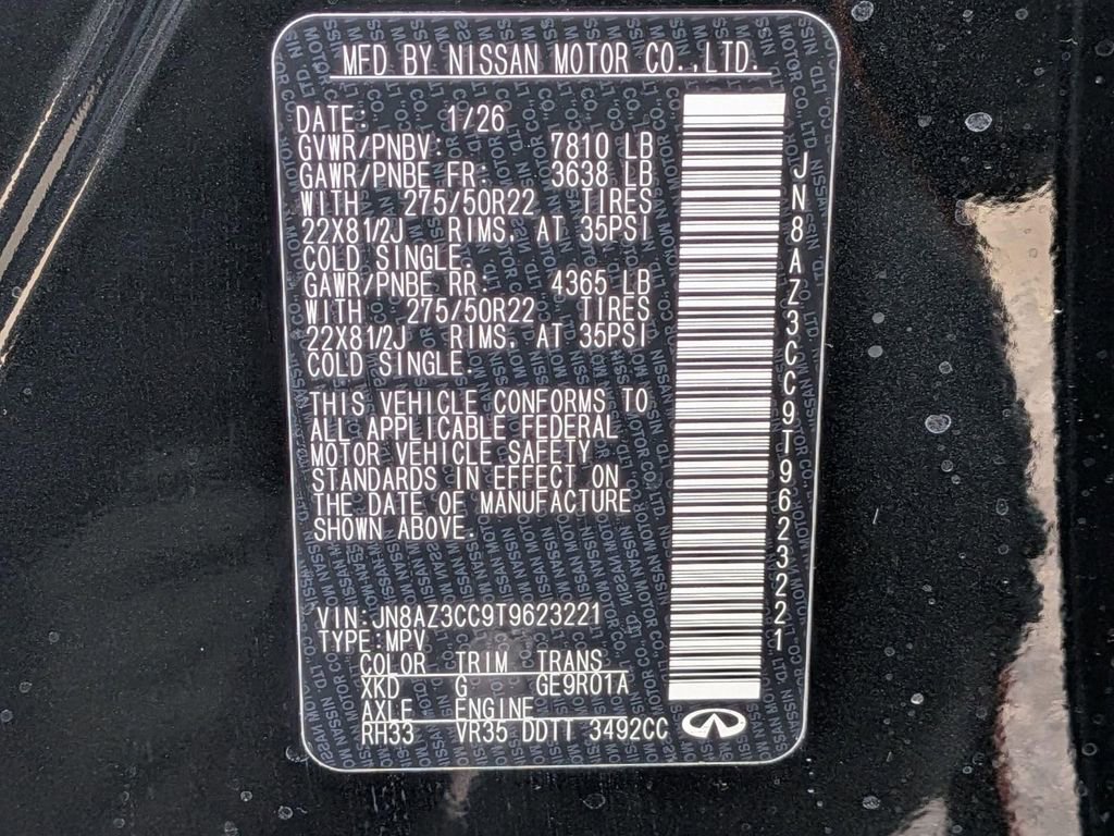 New 2026 INFINITI QX80 Autograph w/ Premium Cargo Package image 35