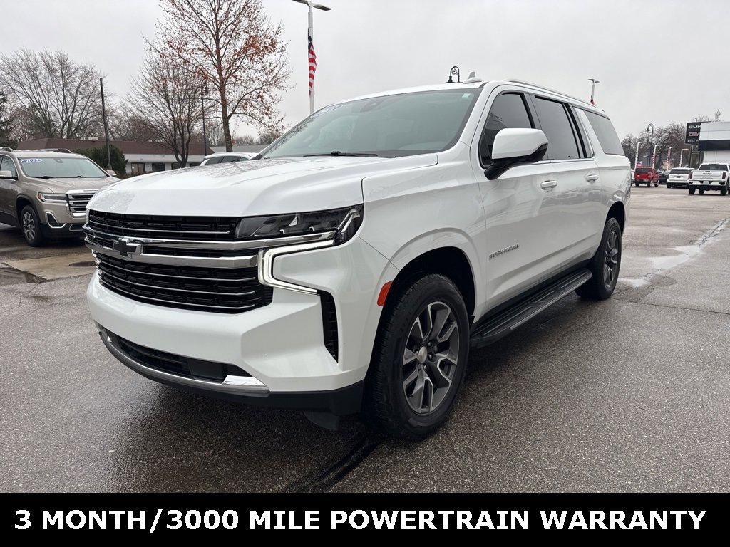 Used 2021 Chevrolet Suburban LT w/ Rear Media and Nav Package