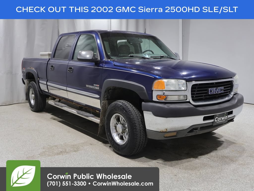 Used 2002 GMC Sierra 2500 4x4 Crew Cab HD w/ SLT Marketing Option Pkg image 1