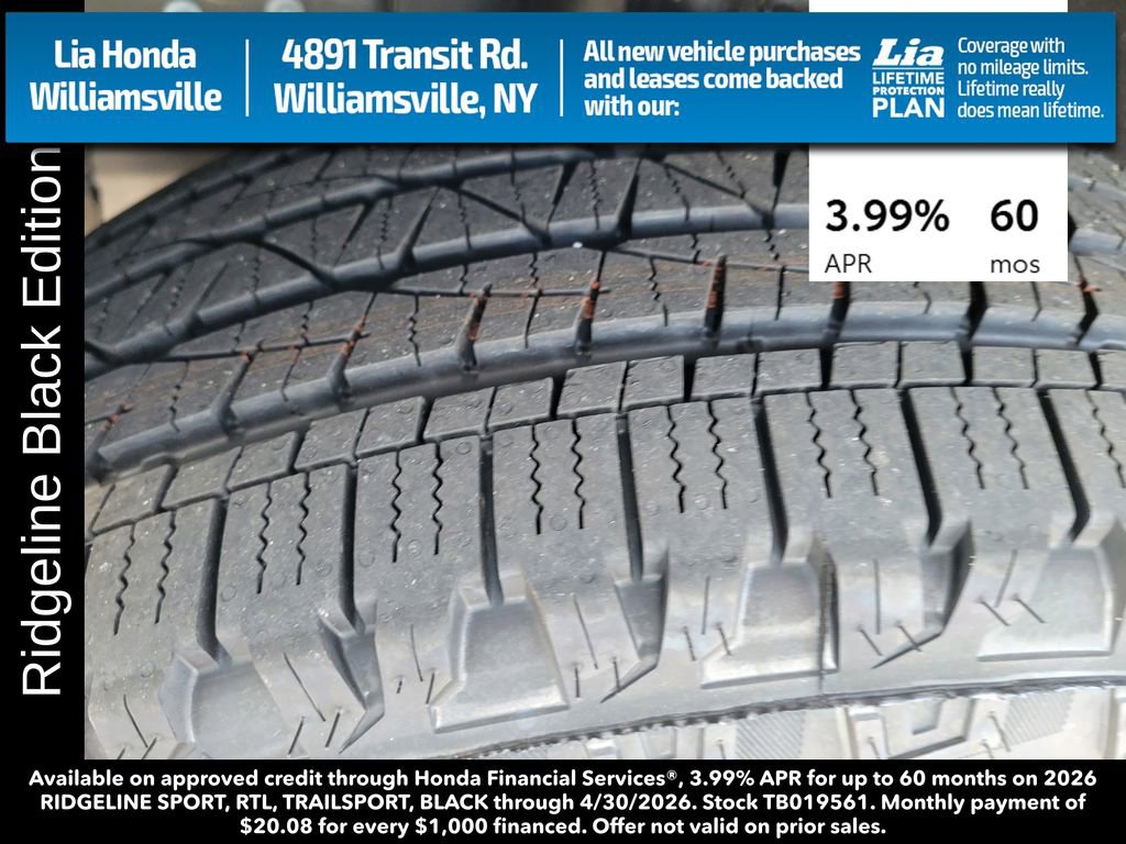New 2026 Honda Ridgeline Black Edition image 13