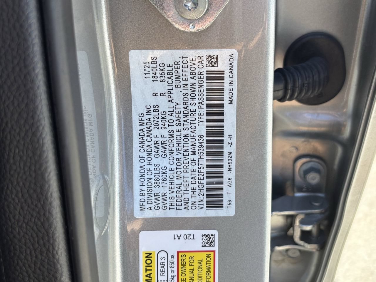 Certified 2026 Honda Civic Sport image 31