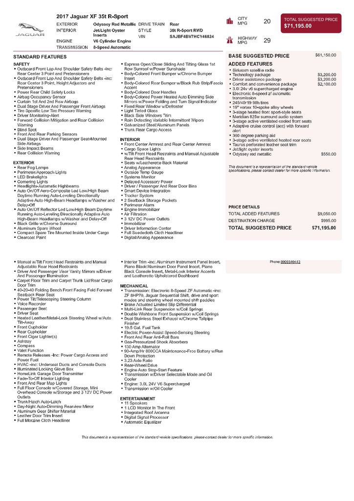 Used 2017 Jaguar XF R-Sport image 3