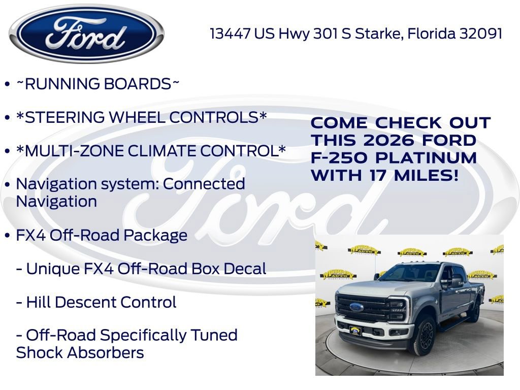 New 2026 Ford F250 Platinum AWD/4WD image 15