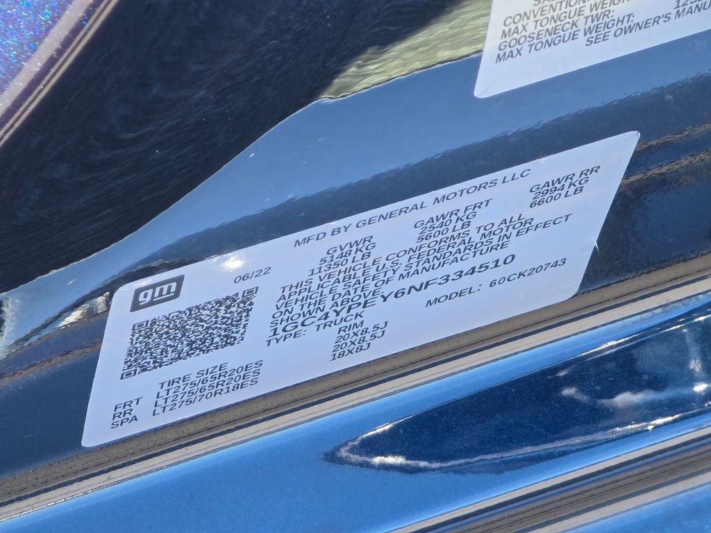 Certified 2022 Chevrolet Silverado 2500 LTZ w/ LTZ Plus Package AWD/4WD image 30
