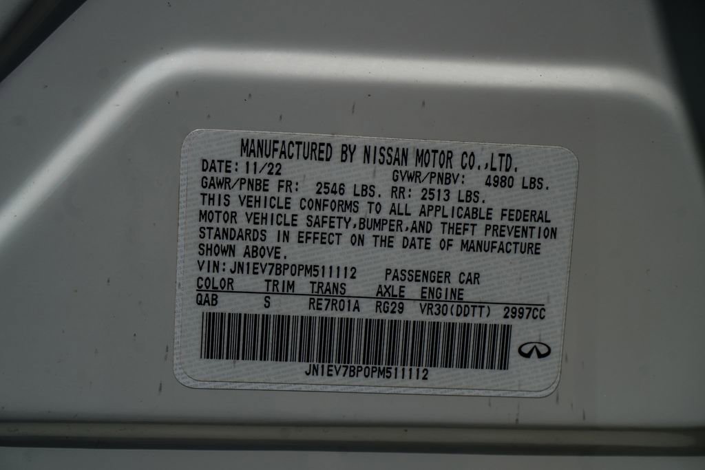 Used 2023 INFINITI Q50 Luxe w/ Cargo Package RWD image 45