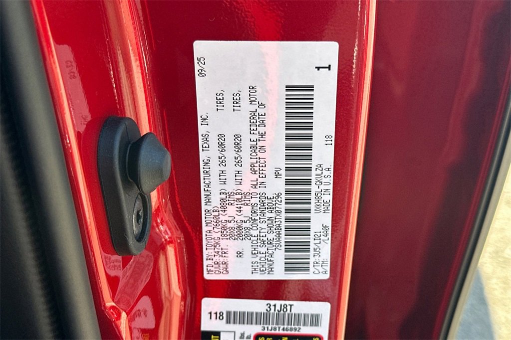 New 2026 Toyota Sequoia Limited image 28