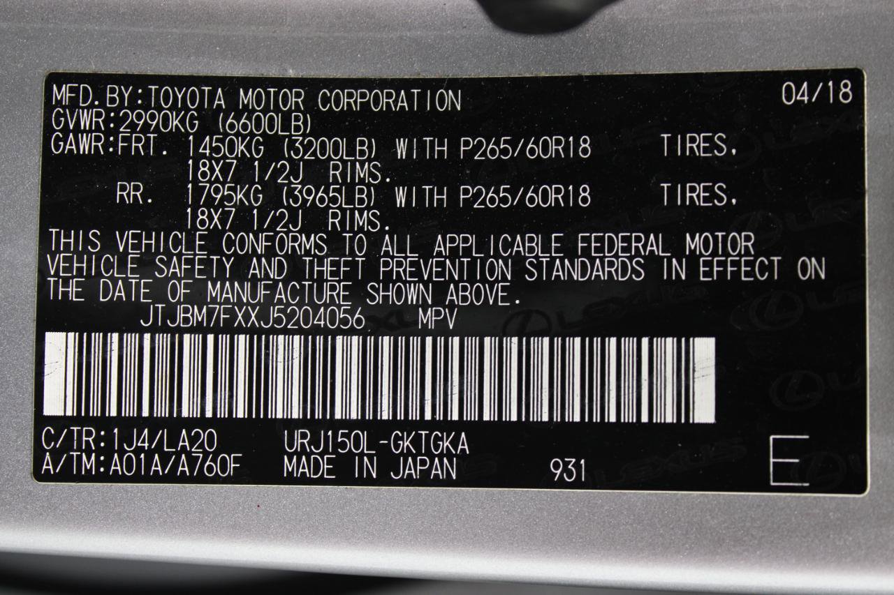 Used 2018 Lexus GX 460 Premium w/ Premium Package AWD/4WD image 98