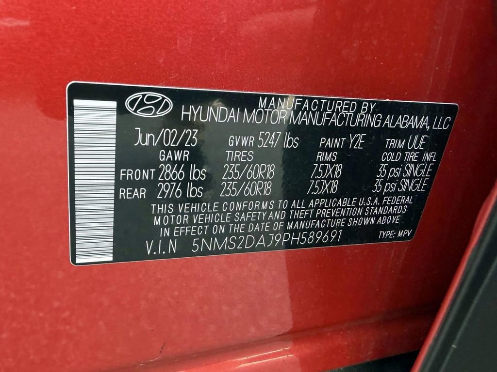 Certified 2023 Hyundai Santa Fe SEL image 20