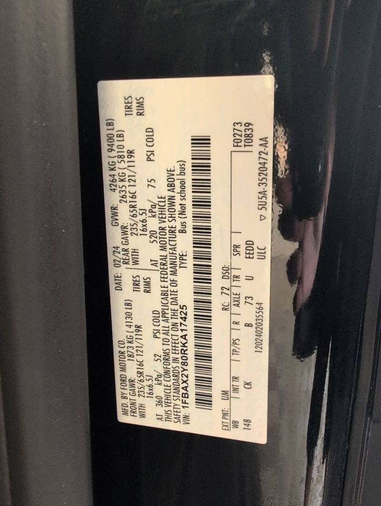 Certified 2024 Ford Transit 350 XLT RWD image 44