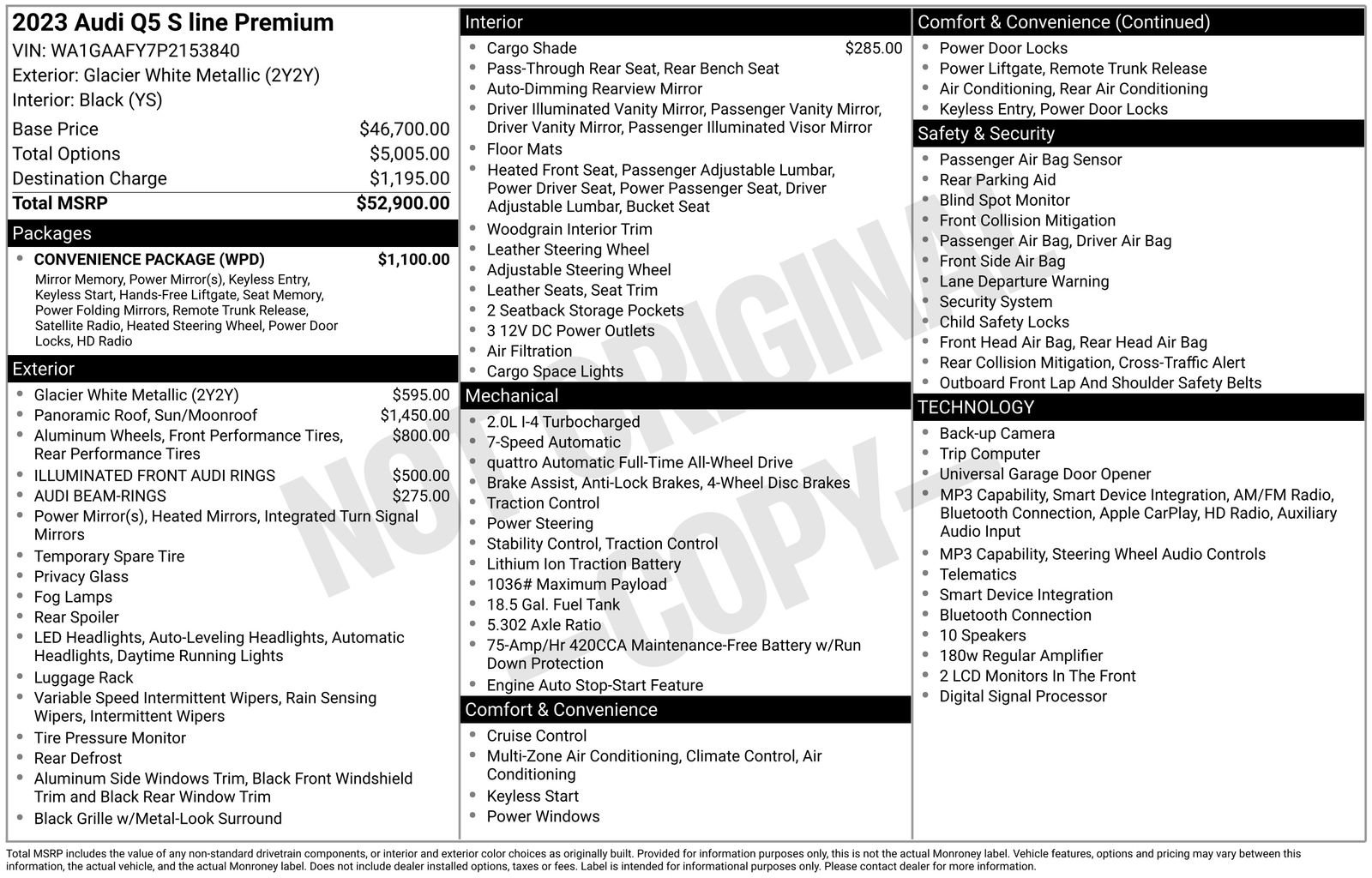Certified 2023 Audi Q5 2.0T Premium w/ Convenience Package AWD/4WD image 32