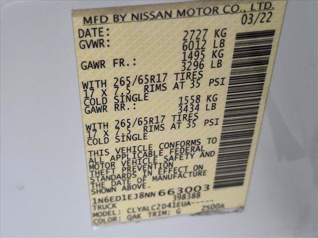 Used 2022 Nissan Frontier SV RWD image 23