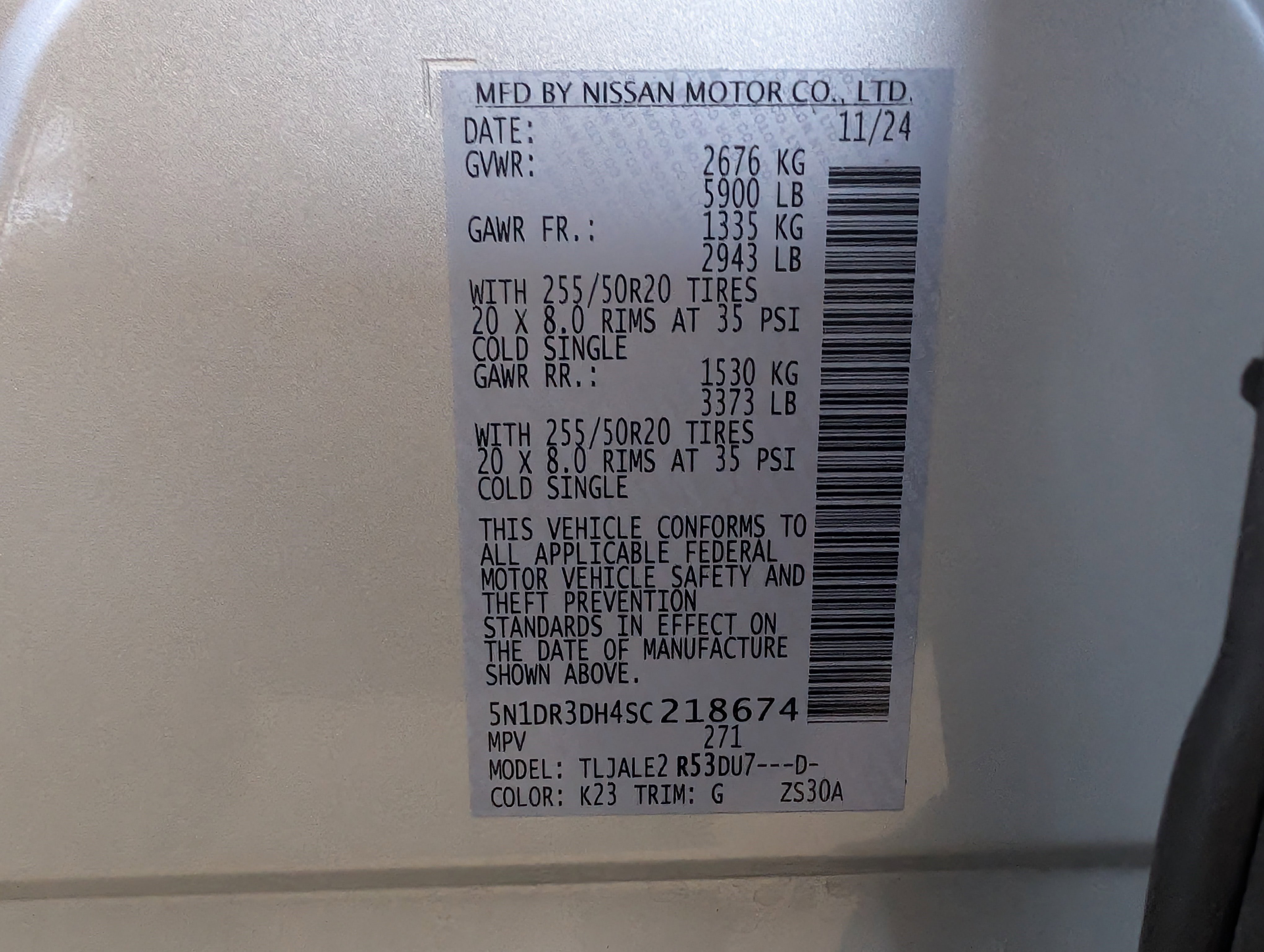 Used 2025 Nissan Pathfinder Platinum FWD image 40