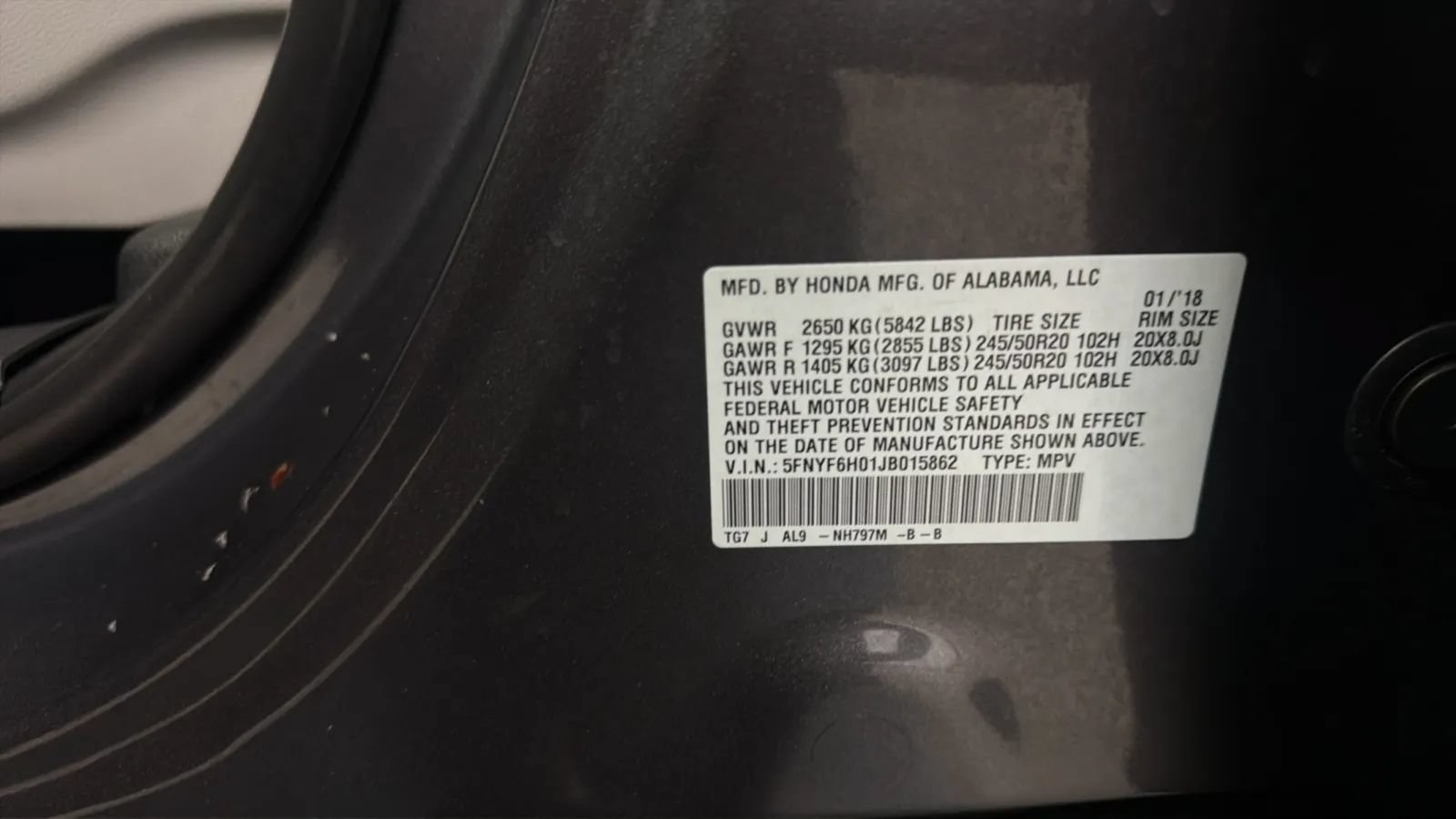 Used 2018 Honda Pilot Elite image 24