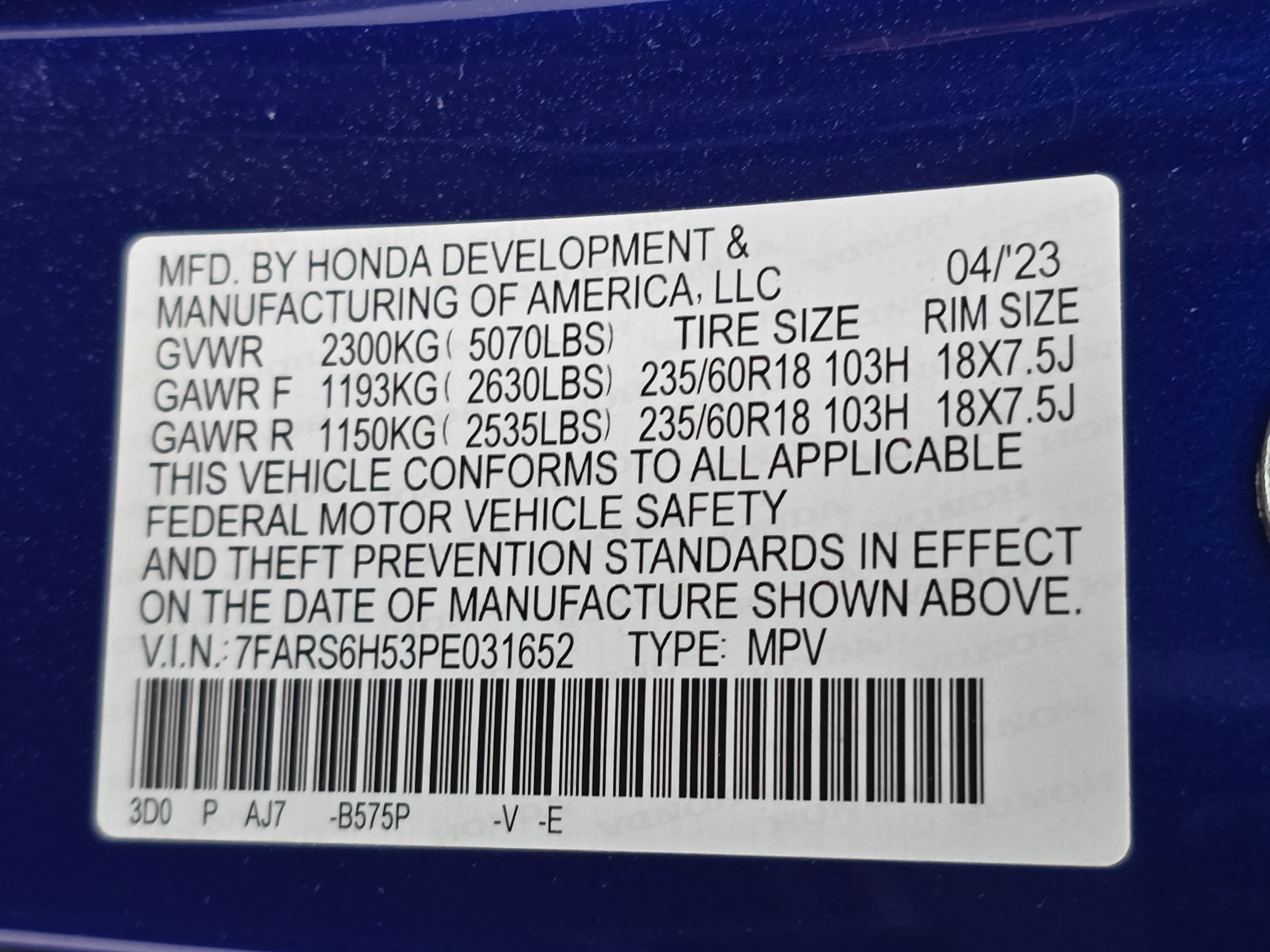 Certified 2023 Honda CR-V Sport image 34