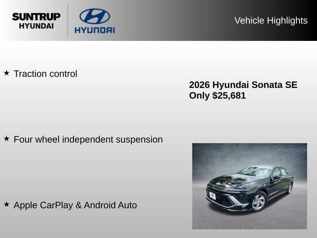 Used 2026 Hyundai Sonata SE image 8