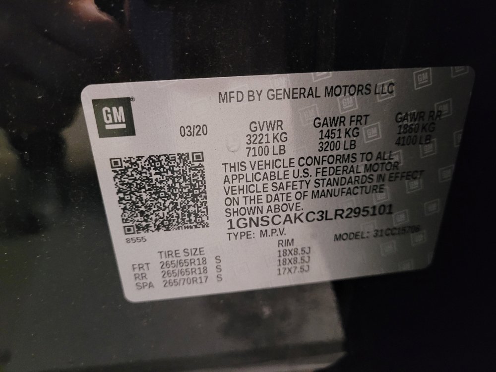 Used 2020 Chevrolet Tahoe LS w/ Enhanced Driver Alert Package RWD image 33