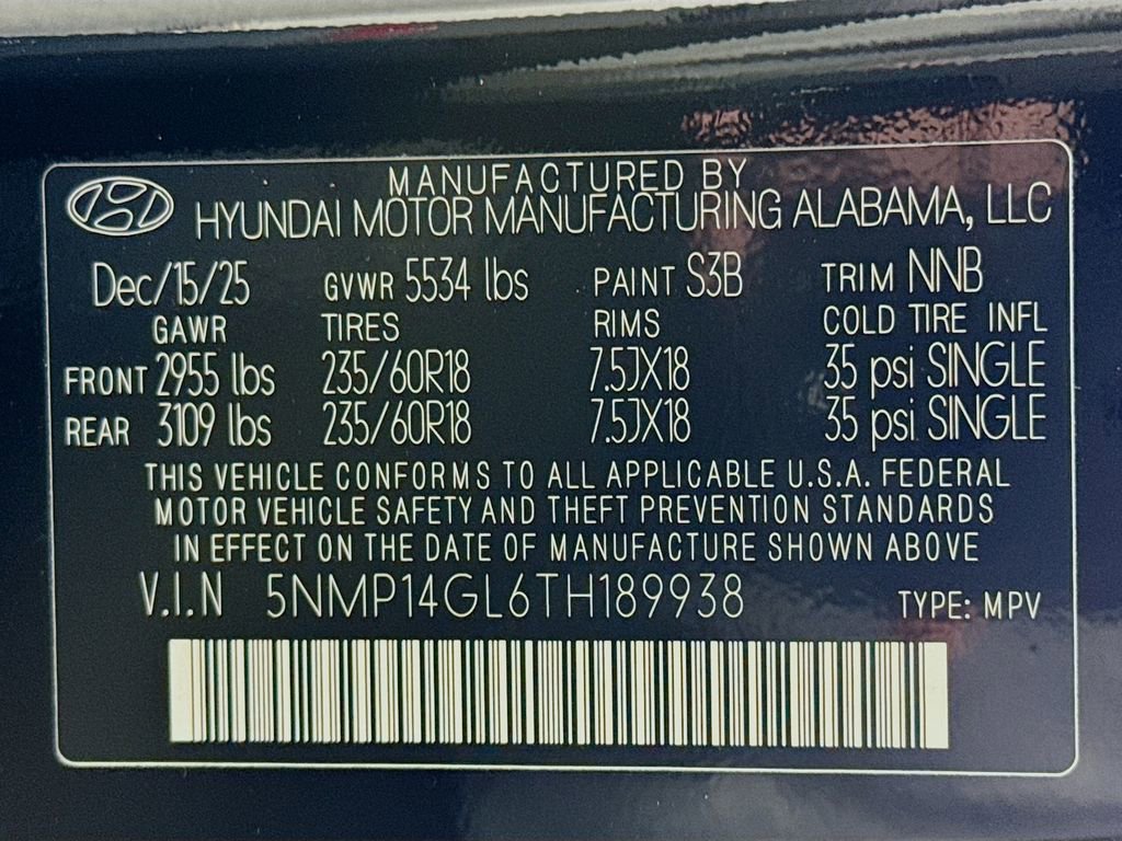 New 2026 Hyundai Santa Fe SE image 34