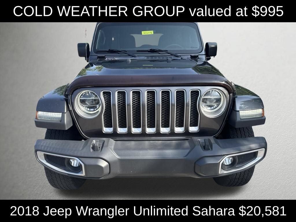 Used 2018 Jeep Wrangler Unlimited Sahara AWD/4WD image 8