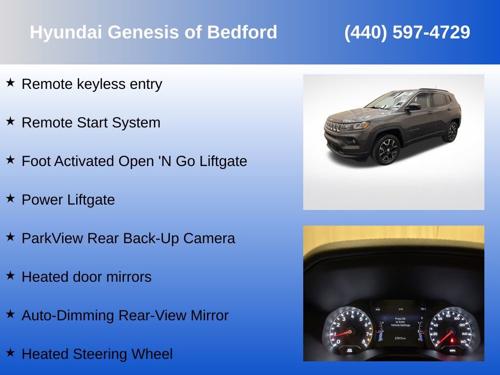Used 2022 Jeep Compass Latitude w/ Convenience Group AWD/4WD image 25