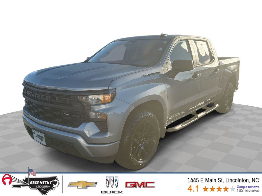 Certified 2024 Chevrolet Silverado 1500 Custom w/ Turbomax Blackout Package image 1