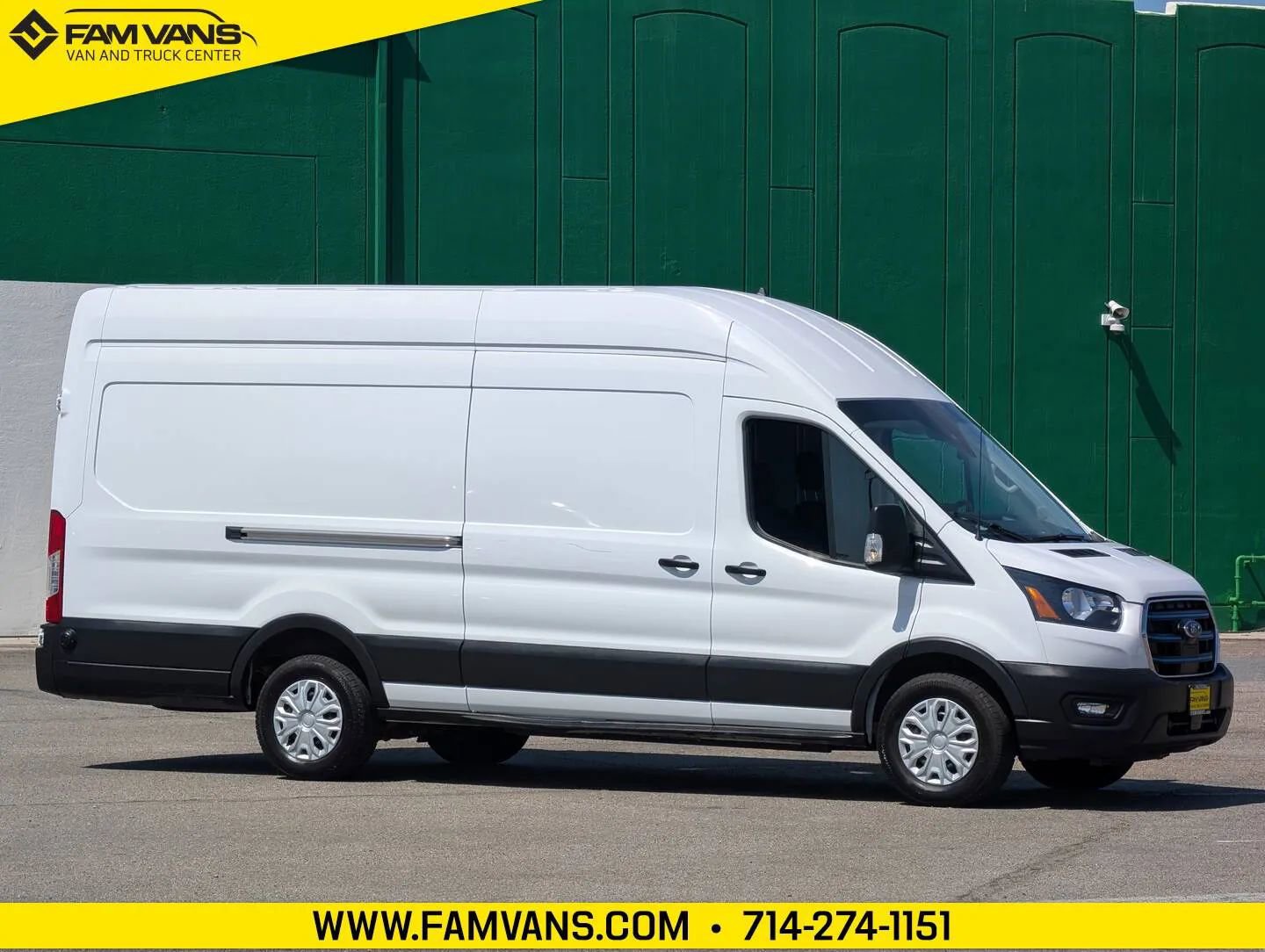 Used 2022 Ford E-Transit 148 High Roof Extended RWD image 1
