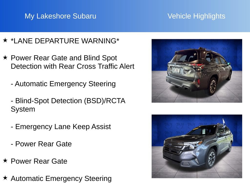 Certified 2026 Subaru Forester Premium AWD/4WD image 7