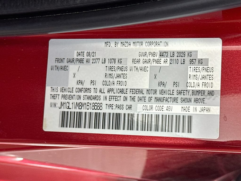 Used 2021 MAZDA MAZDA6 Touring FWD image 42