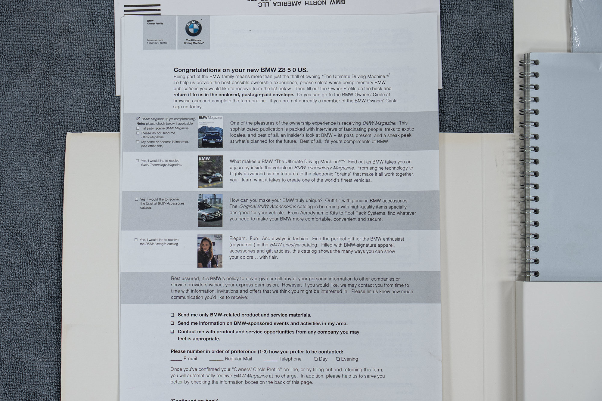Used 2002 BMW Z8 RWD image 53