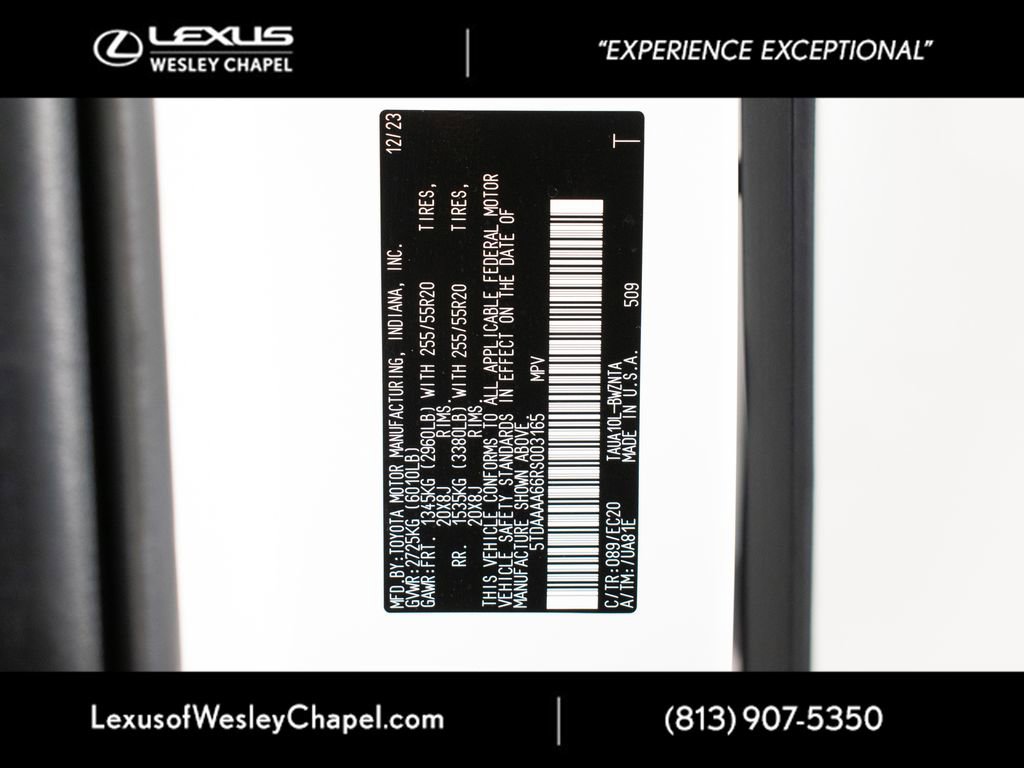 Used 2024 Lexus TX 350 FWD w/ Cold Weather Package image 39