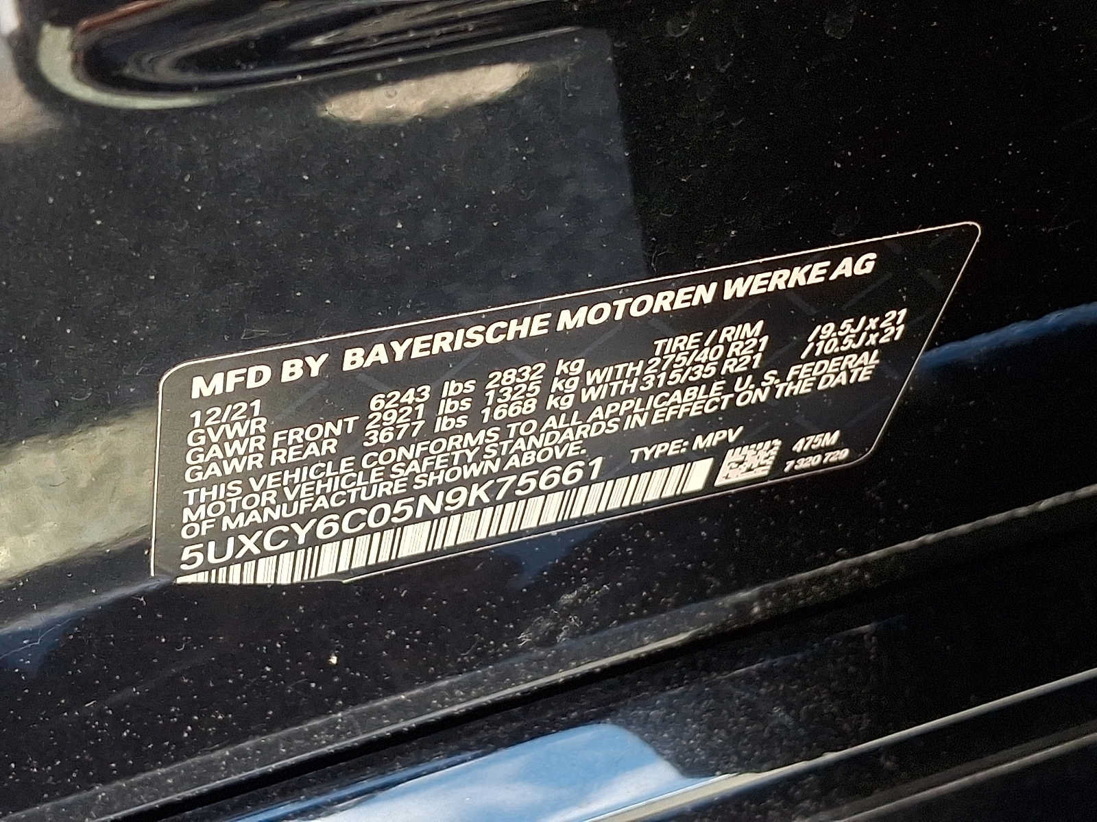 Used 2022 BMW X6 xDrive40i w/ M Sport Package AWD/4WD image 28