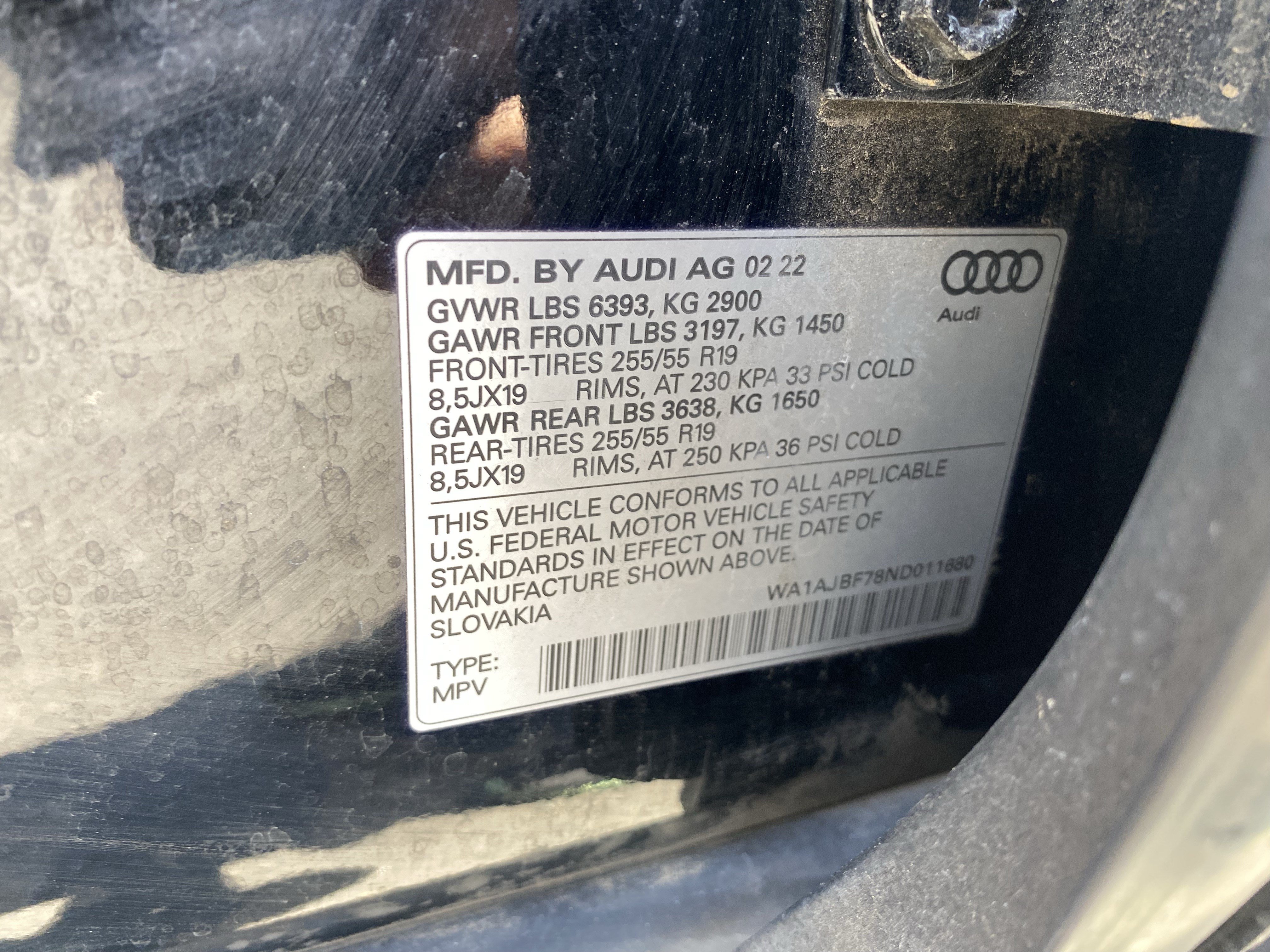 Used 2022 Audi Q7 2.0T Premium w/ Convenience Package AWD/4WD image 33