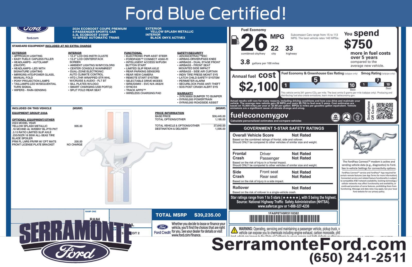Used 2024 Ford Mustang Premium image 13